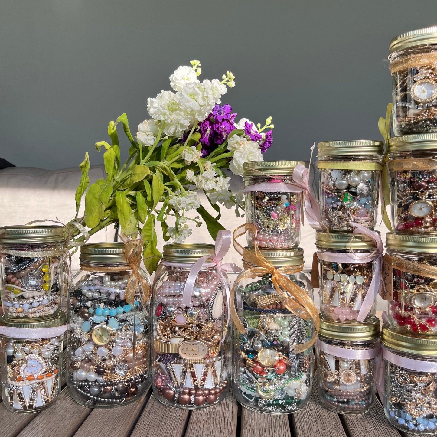 Mystery Jewelry Jars - Curated Pieces, Customizable, Surprises Inside!