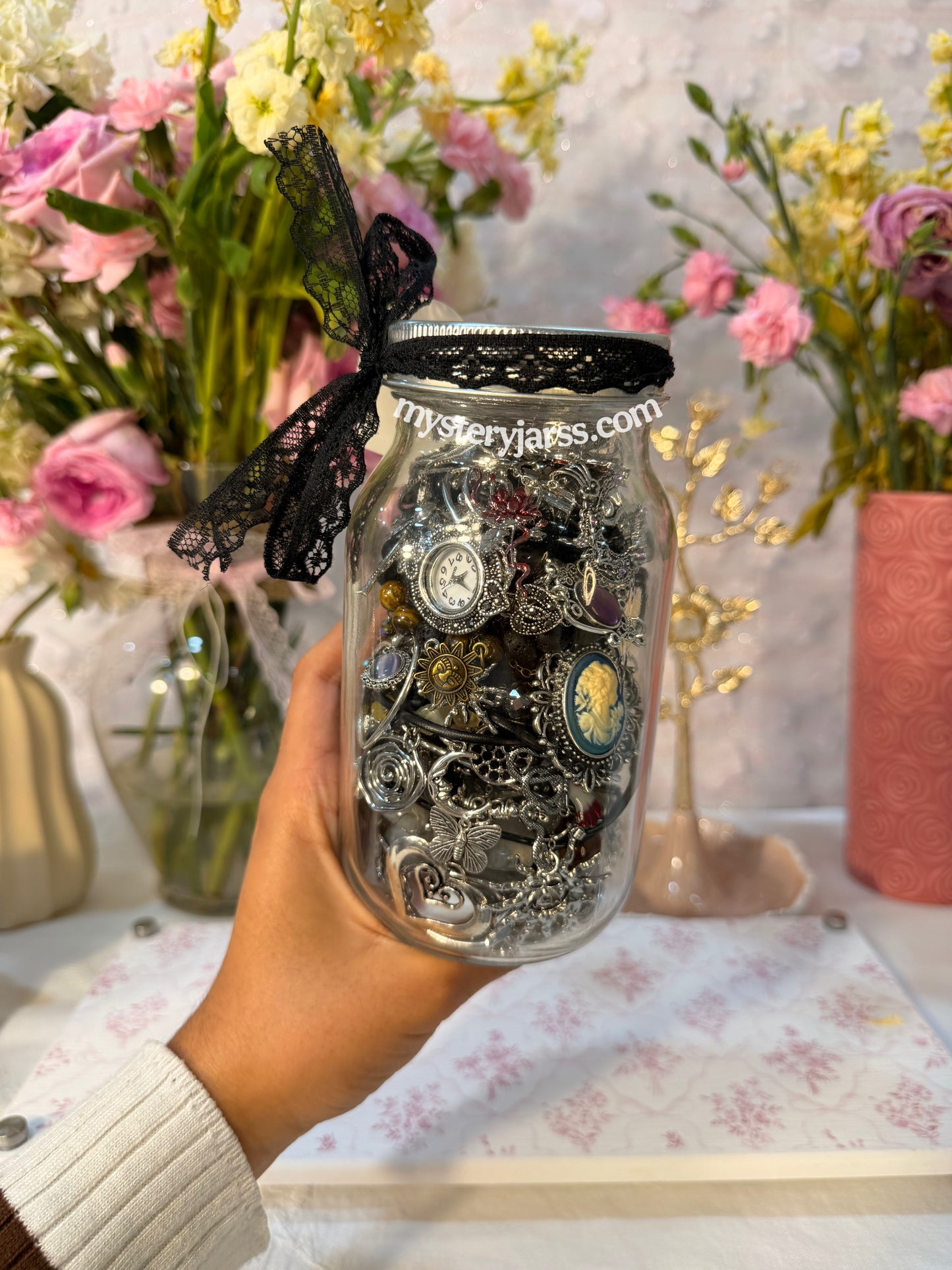 Mystery Jewelry Jar – Curated Surprise Jewelry (Personalized)